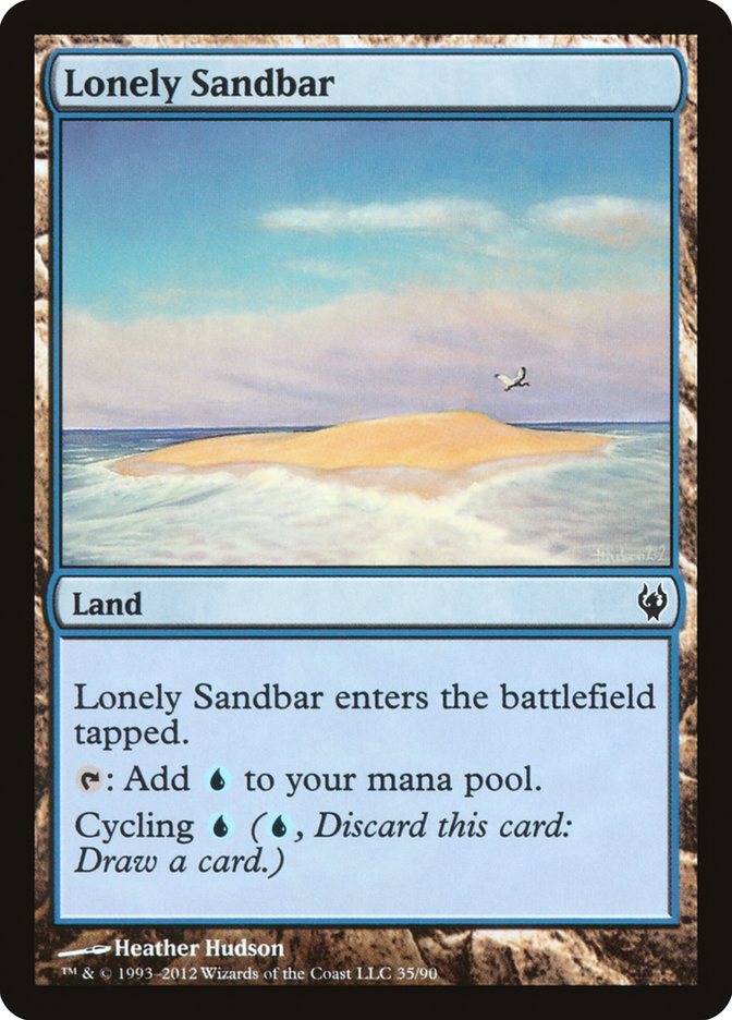 Lonely Sandbar [Duel Decks: Izzet vs. Golgari] | Nerdhalla Games