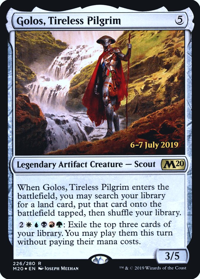 Golos, Tireless Pilgrim  [Core Set 2020 Prerelease Promos] | Nerdhalla Games