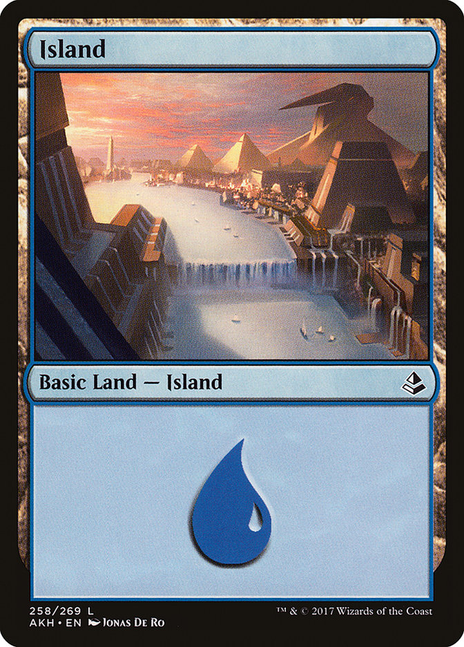 Island (258) [Amonkhet] | Nerdhalla Games