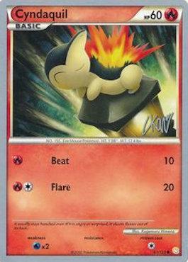 Cyndaquil (61/123) (Reshiphlosion - Christopher Kan) [World Championships 2011] | Nerdhalla Games