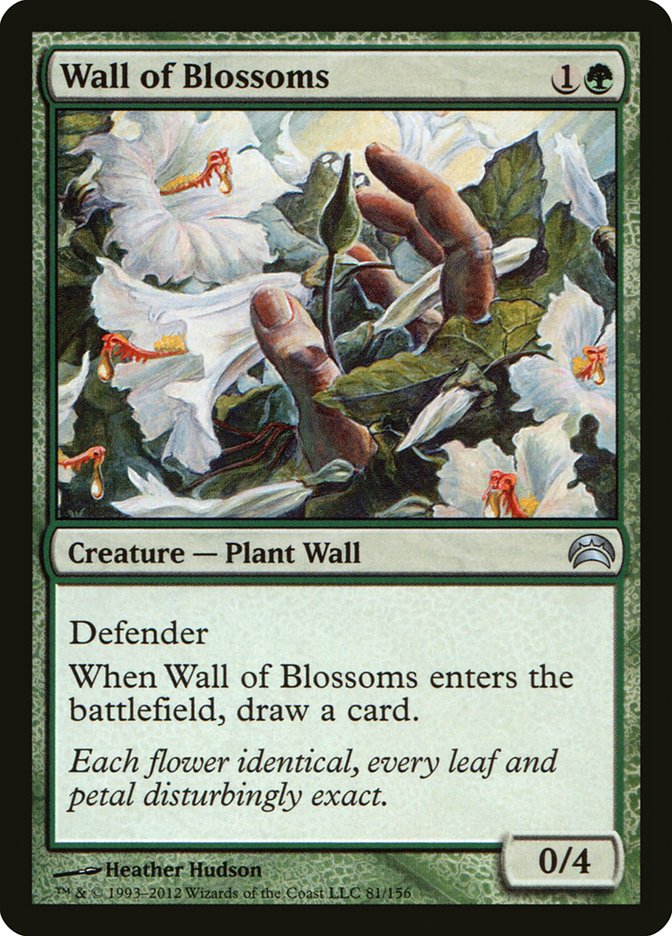 Wall of Blossoms [Planechase 2012] | Nerdhalla Games