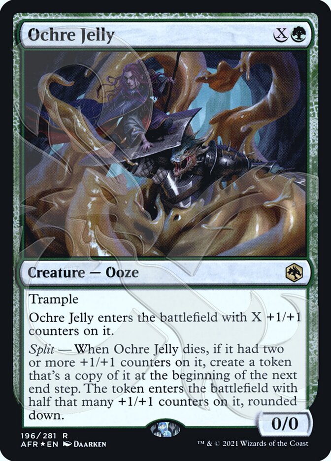 Ochre Jelly (Ampersand Promo) [Dungeons & Dragons: Adventures in the Forgotten Realms Promos] | Nerdhalla Games