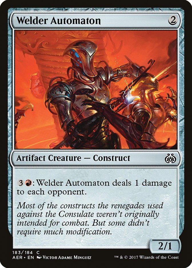 Welder Automaton [Aether Revolt] | Nerdhalla Games