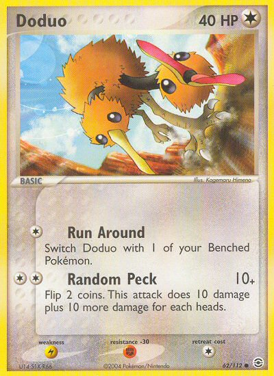 Doduo (62/112) [EX: FireRed & LeafGreen] | Nerdhalla Games