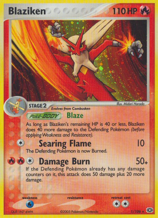 Blaziken (1/106) (Theme Deck Exclusive) [EX: Emerald] | Nerdhalla Games