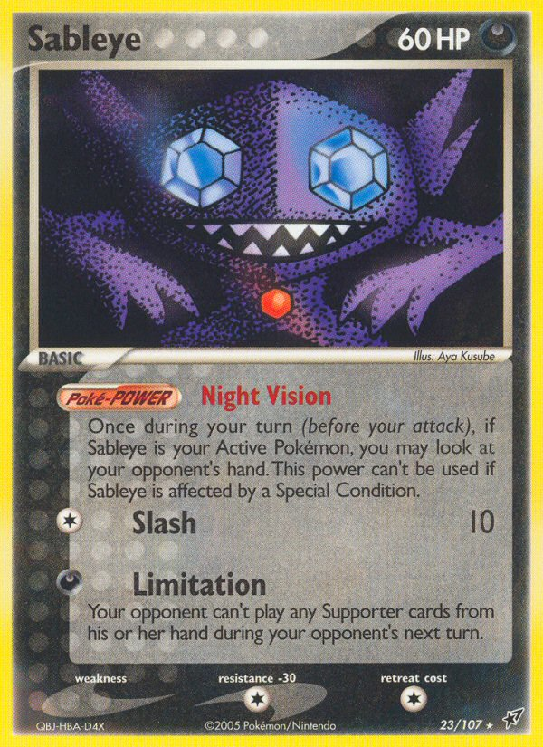 Sableye (23/107) [EX: Deoxys] | Nerdhalla Games