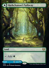 Barkchannel Pathway // Tidechannel Pathway (Borderless Alternate Art) [Kaldheim] | Nerdhalla Games