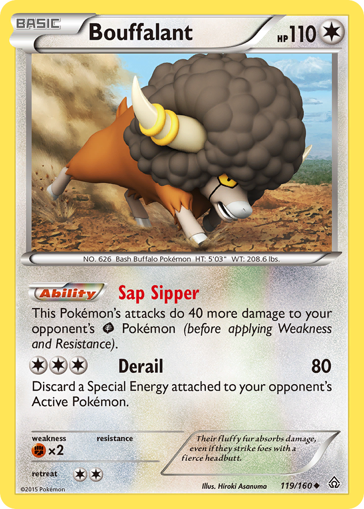 Bouffalant (119/160) [XY: Primal Clash] | Nerdhalla Games