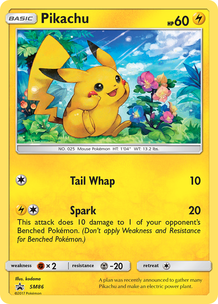 Pikachu (SM86) [Sun & Moon: Black Star Promos] | Nerdhalla Games