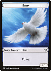 Bird // Kor Ally Double-sided Token [Zendikar Rising Commander Tokens] | Nerdhalla Games