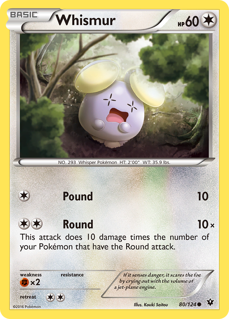 Whismur (80/124) [XY: Fates Collide] | Nerdhalla Games