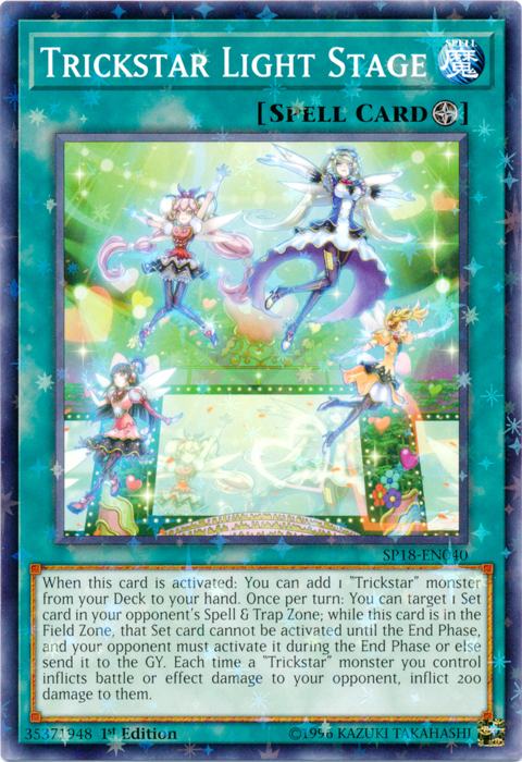 Trickstar Light Stage [SP18-EN040] Starfoil Rare | Nerdhalla Games