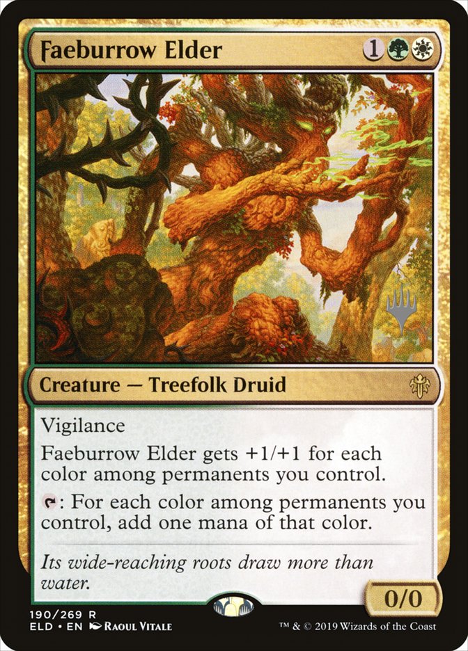 Faeburrow Elder (Promo Pack) [Throne of Eldraine Promos] | Nerdhalla Games