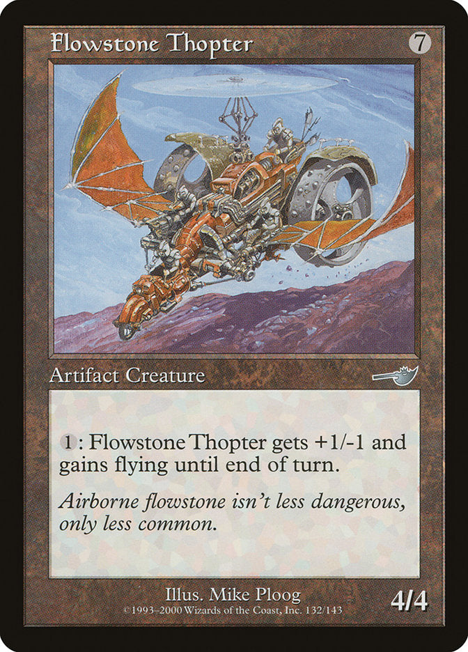 Flowstone Thopter [Nemesis] | Nerdhalla Games