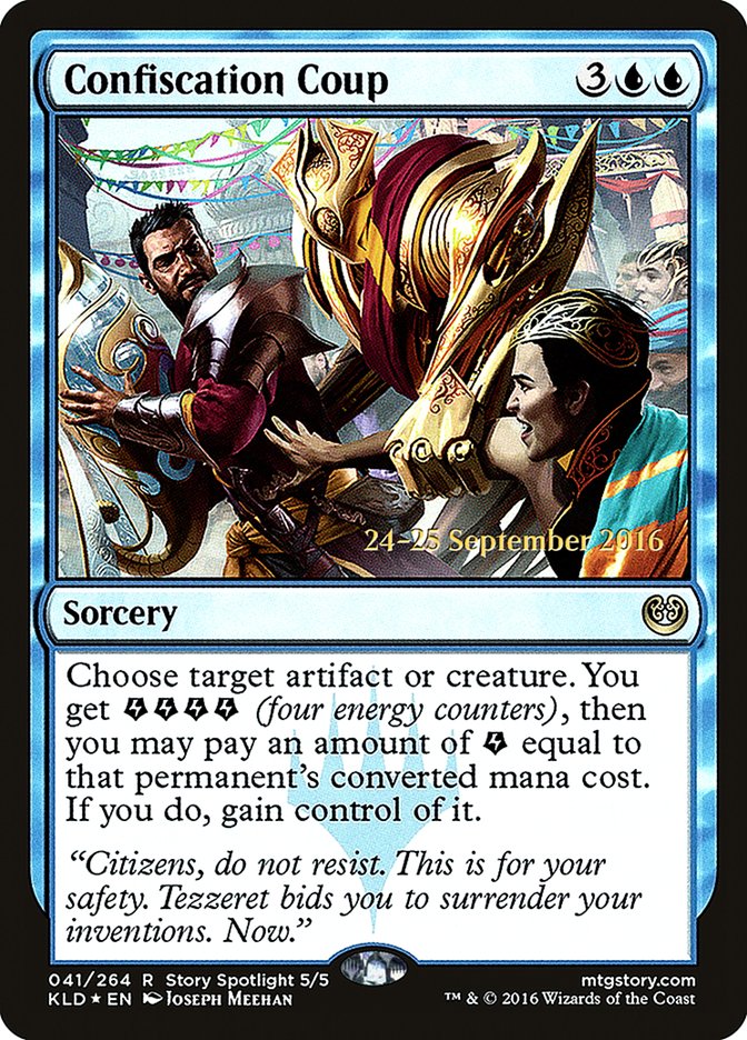 Confiscation Coup  [Kaladesh Prerelease Promos] | Nerdhalla Games