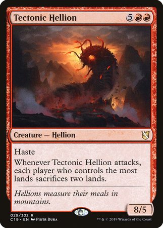 Tectonic Hellion [Commander 2019] | Nerdhalla Games