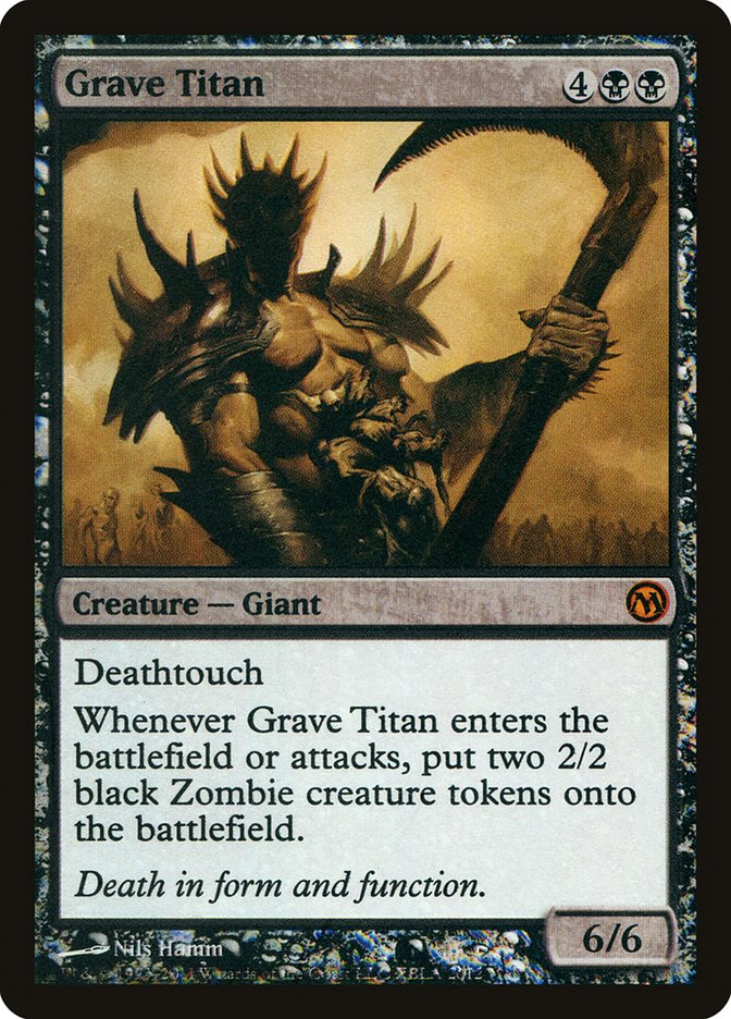 Grave Titan (Duels of the Planeswalkers Promos) [Duels of the Planeswalkers Promos 2011] | Nerdhalla Games