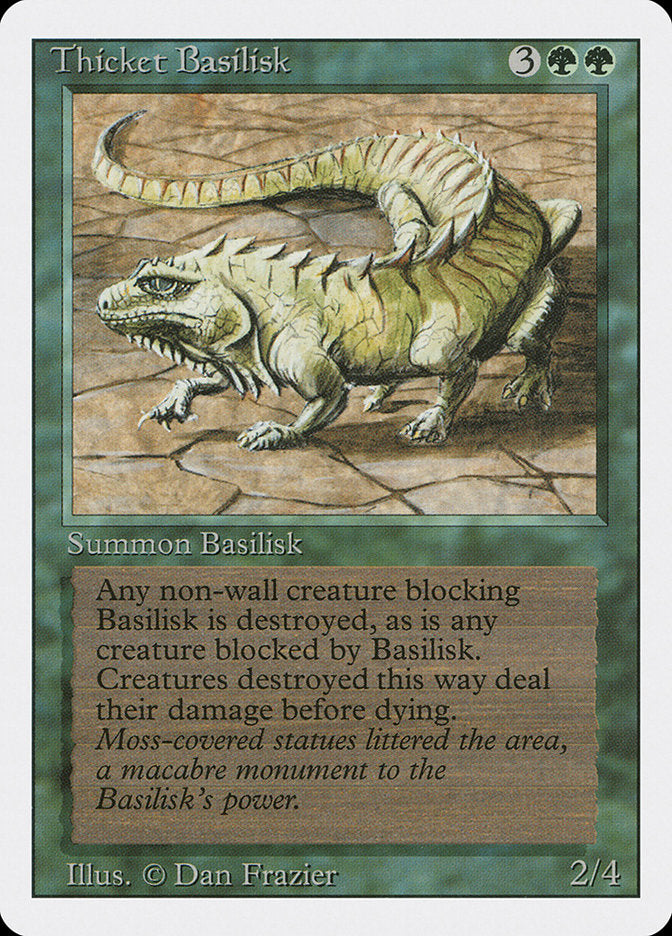 Thicket Basilisk [Revised Edition] | Nerdhalla Games