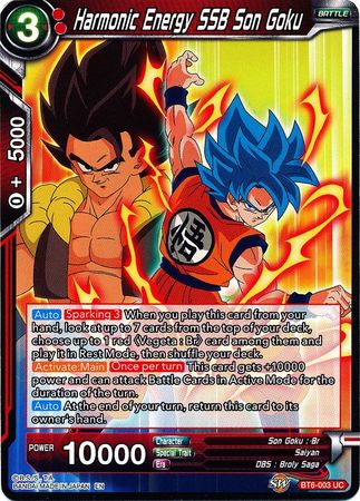 Harmonic Energy SSB Son Goku [BT6-003] | Nerdhalla Games