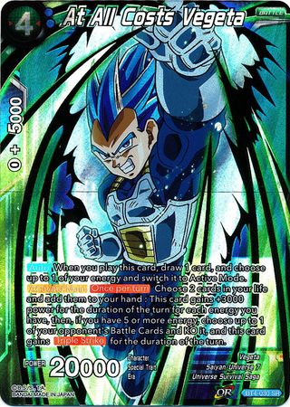 At All Costs Vegeta [BT4-030] | Nerdhalla Games