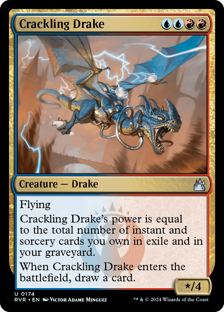 Crackling Drake [Ravnica Remastered] | Nerdhalla Games