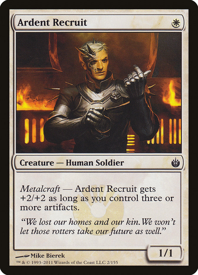 Ardent Recruit [Mirrodin Besieged] | Nerdhalla Games