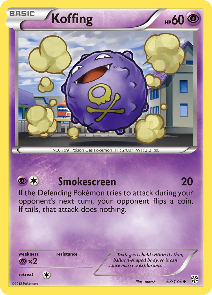 Koffing (57/135) [Black & White: Plasma Storm] | Nerdhalla Games