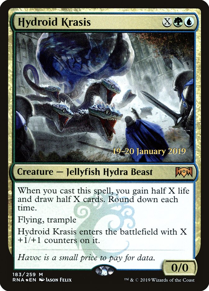 Hydroid Krasis [Ravnica Allegiance Prerelease Promos] | Nerdhalla Games