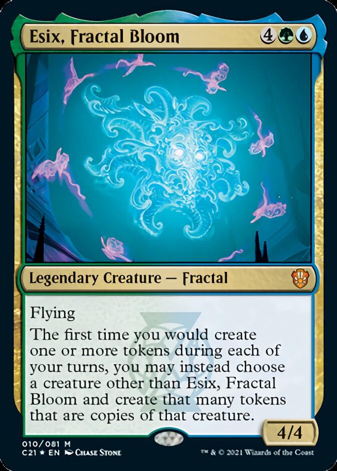 Esix, Fractal Bloom [Commander 2021] | Nerdhalla Games