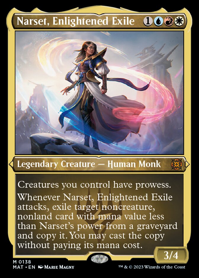 Narset, Enlightened Exile (Foil Etched) [March of the Machine: The Aftermath] | Nerdhalla Games