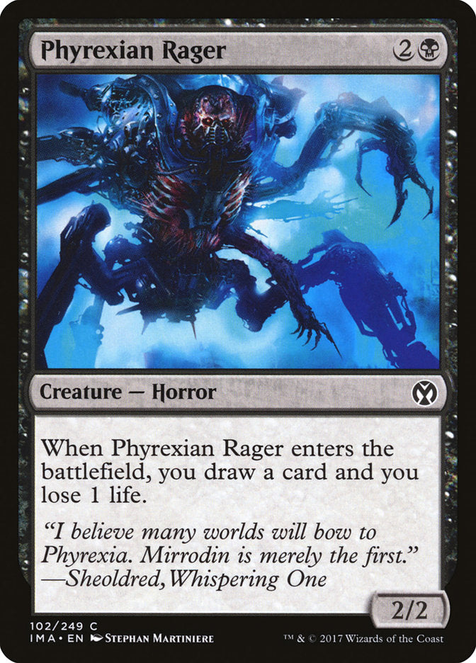 Phyrexian Rager [Iconic Masters] | Nerdhalla Games