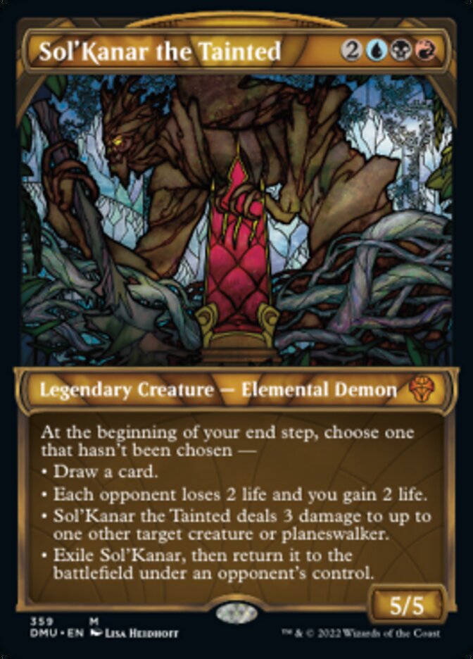 Sol'Kanar the Tainted (Showcase Textured) [Dominaria United] | Nerdhalla Games