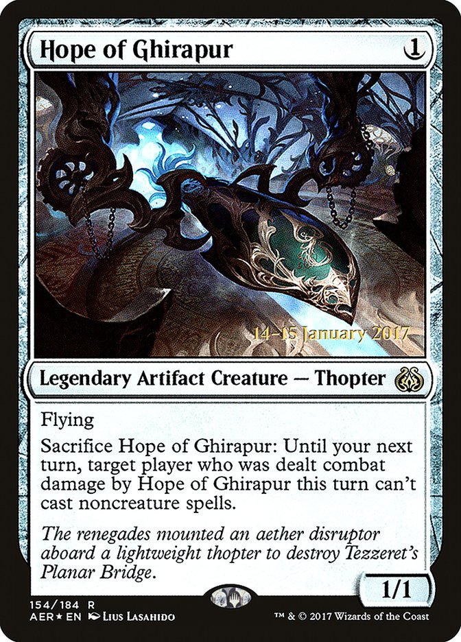 Hope of Ghirapur  [Aether Revolt Prerelease Promos] | Nerdhalla Games