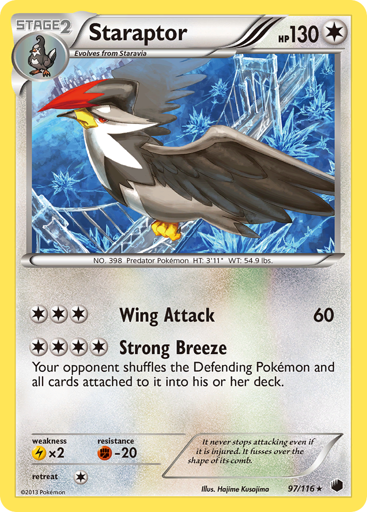 Staraptor (97/116) [Black & White: Plasma Freeze] | Nerdhalla Games