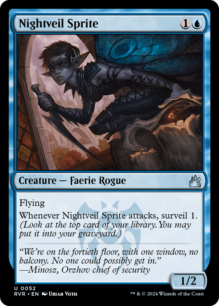 Nightveil Sprite [Ravnica Remastered] | Nerdhalla Games