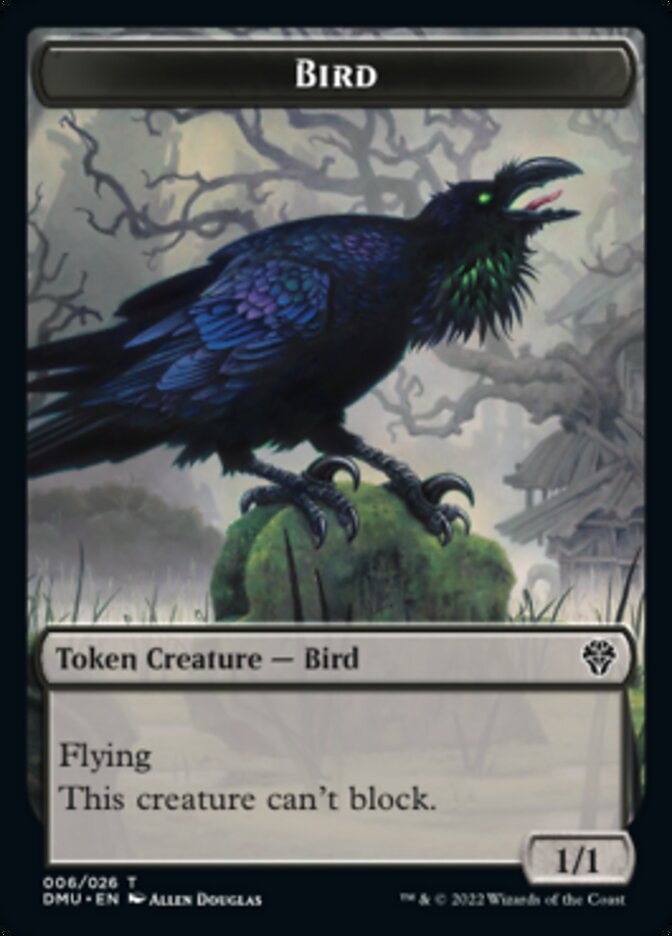 Bird Token (006) [Dominaria United Tokens] | Nerdhalla Games