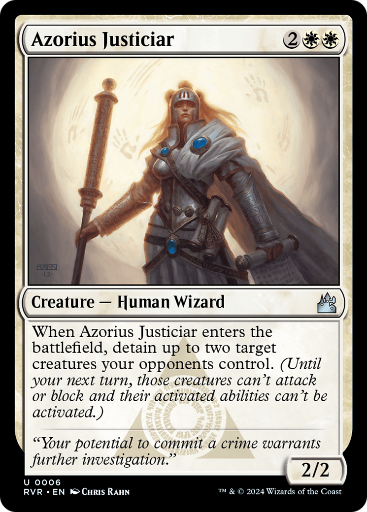 Azorius Justiciar [Ravnica Remastered] | Nerdhalla Games