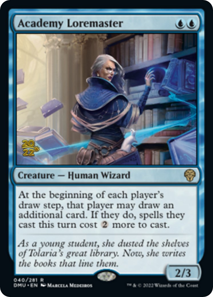 Academy Loremaster [Dominaria United Prerelease Promos] | Nerdhalla Games