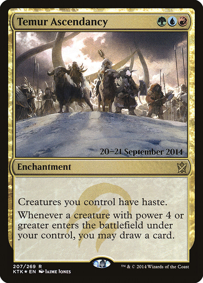 Temur Ascendancy  [Khans of Tarkir Prerelease Promos] | Nerdhalla Games