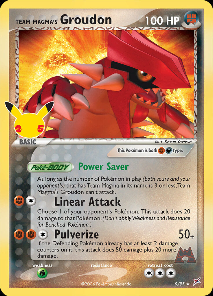 Team Magma's Groudon (9/95) [Celebrations: 25th Anniversary - Classic Collection] | Nerdhalla Games