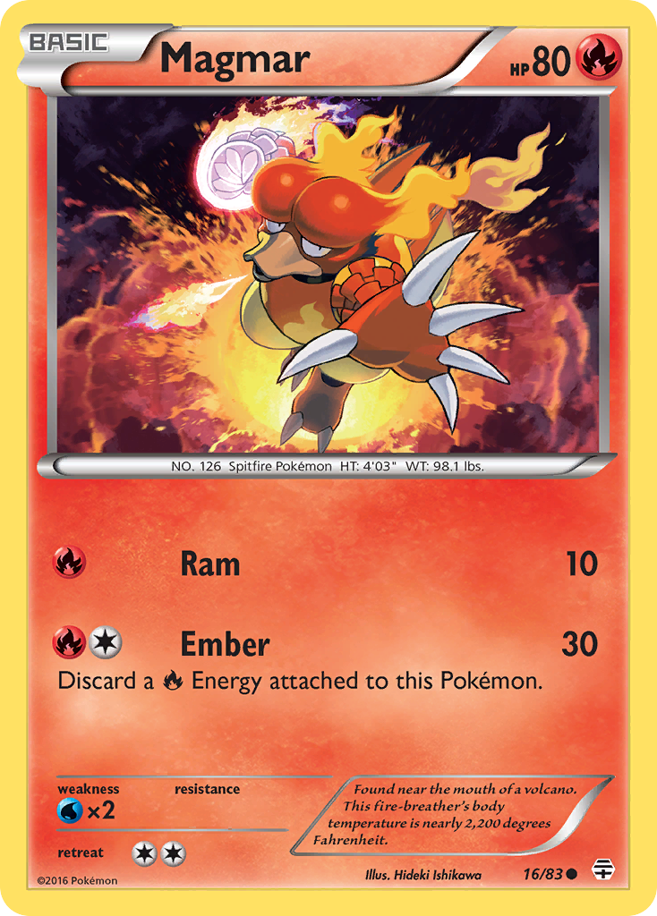 Magmar (16/83) [XY: Generations] | Nerdhalla Games