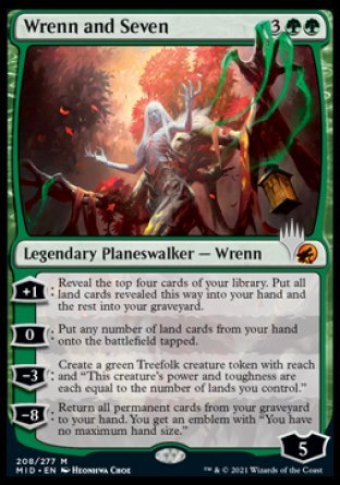 Wrenn and Seven (Promo Pack) [Innistrad: Midnight Hunt Promos] | Nerdhalla Games