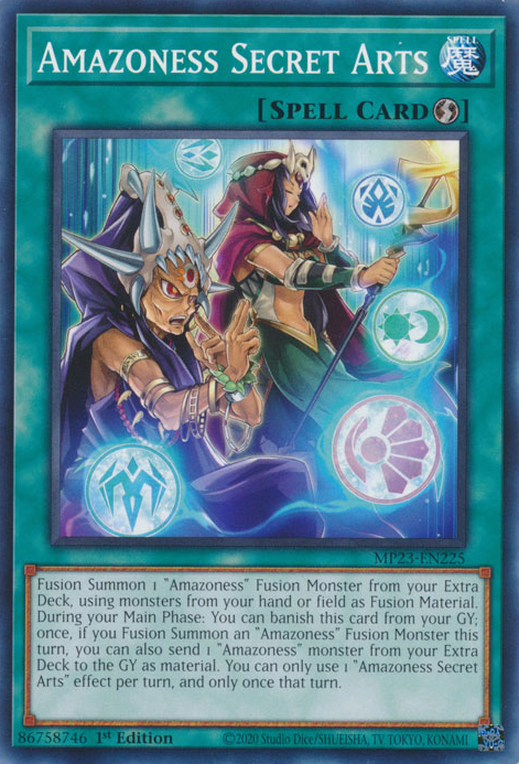 Amazoness Secret Arts [MP23-EN225] Common | Nerdhalla Games