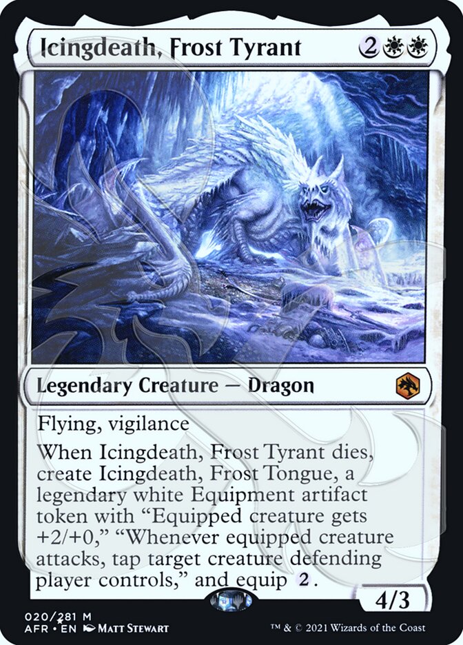 Icingdeath, Frost Tyrant (Ampersand Promo) [Dungeons & Dragons: Adventures in the Forgotten Realms Promos] | Nerdhalla Games