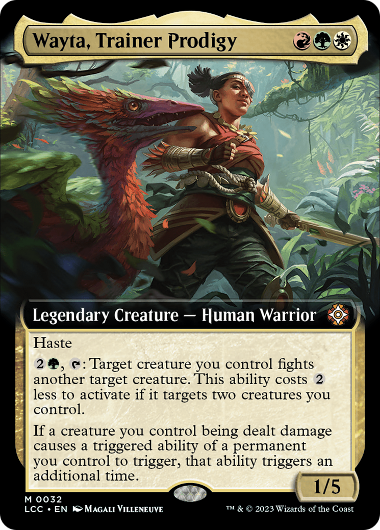 Wayta, Trainer Prodigy (Extended Art) [The Lost Caverns of Ixalan Commander] | Nerdhalla Games