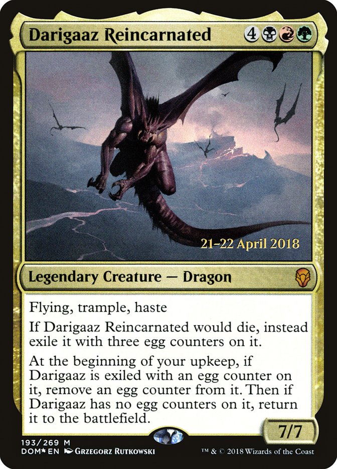 Darigaaz Reincarnated  [Dominaria Prerelease Promos] | Nerdhalla Games