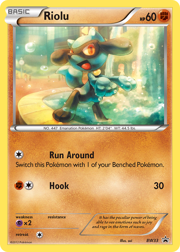 Riolu (BW33) [Black & White: Black Star Promos] | Nerdhalla Games