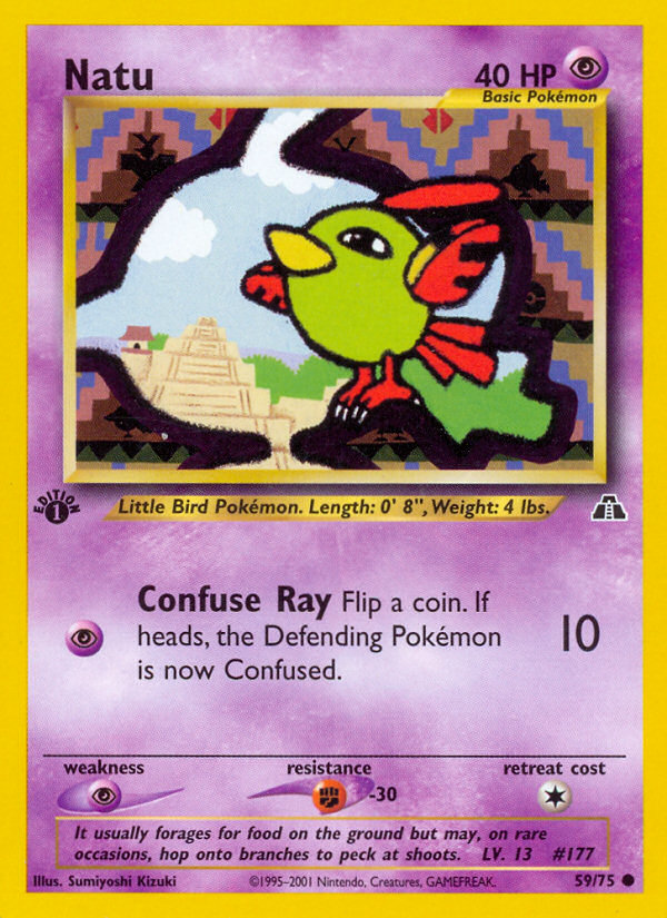 Natu (59/75) [Neo Discovery 1st Edition] | Nerdhalla Games