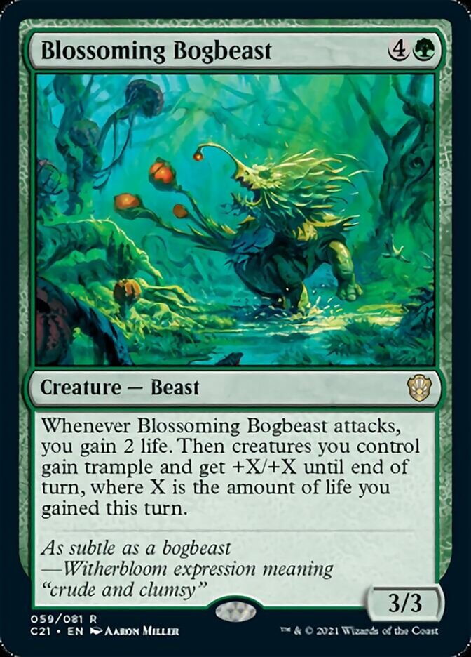 Blossoming Bogbeast [Commander 2021] | Nerdhalla Games