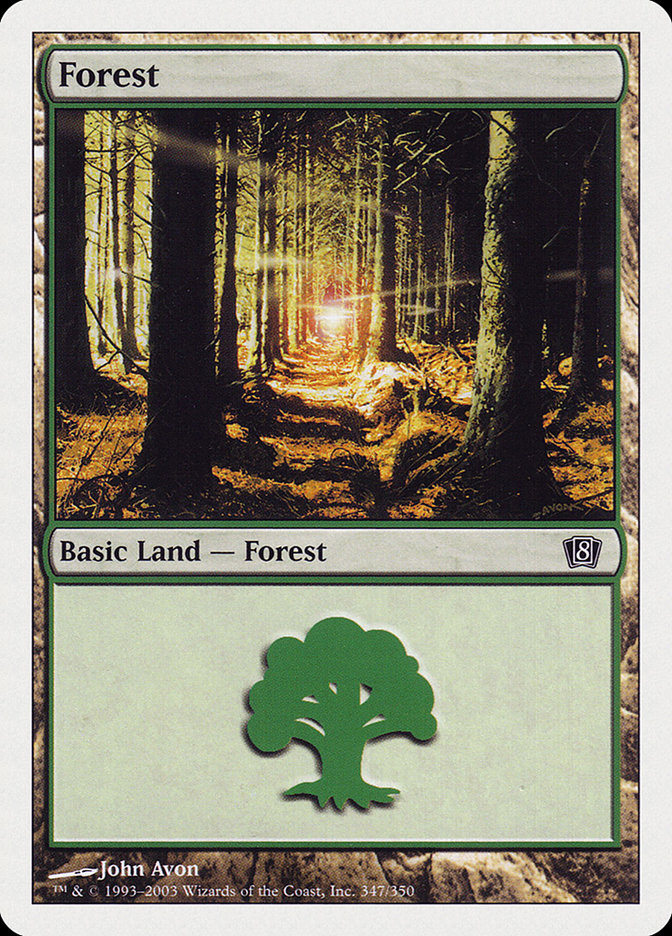 Forest (347) [Eighth Edition] | Nerdhalla Games